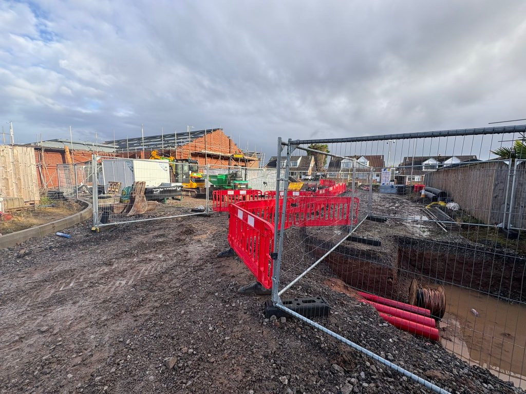 Water utilities groundworks and infrastructure works in Manchester