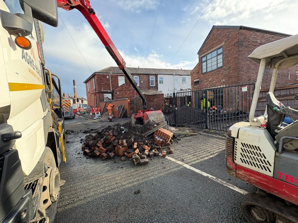Gas and electric utility excavation and reinstatement works in Manchester